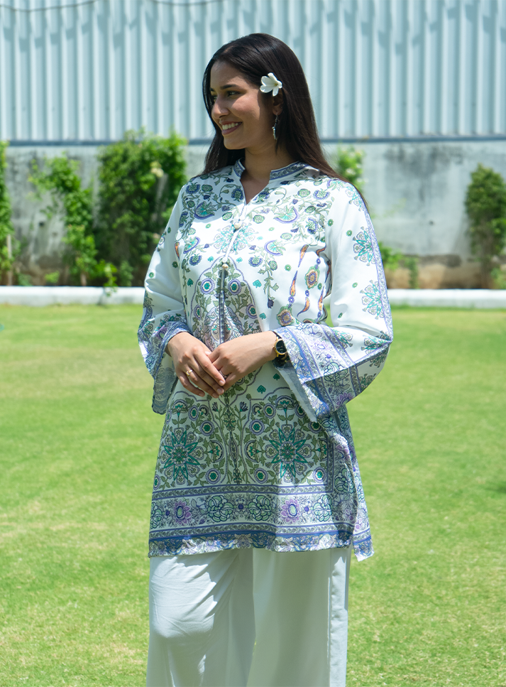 Royal motif cotton cord set