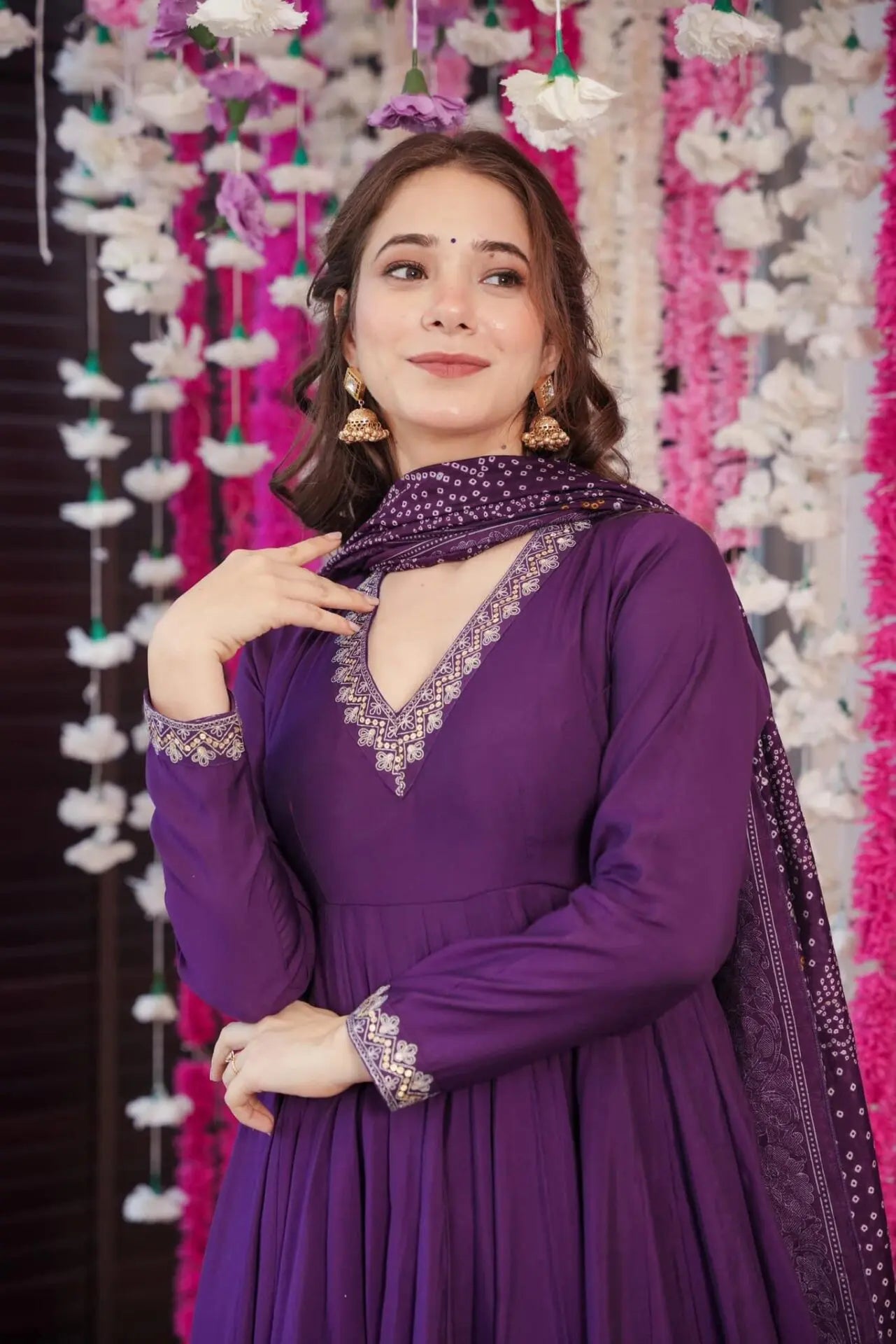 Elegant Purple Suit Set – Festive Ready Ethnic Wear