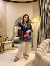 Indigo Farsi Co-ord Set 💙