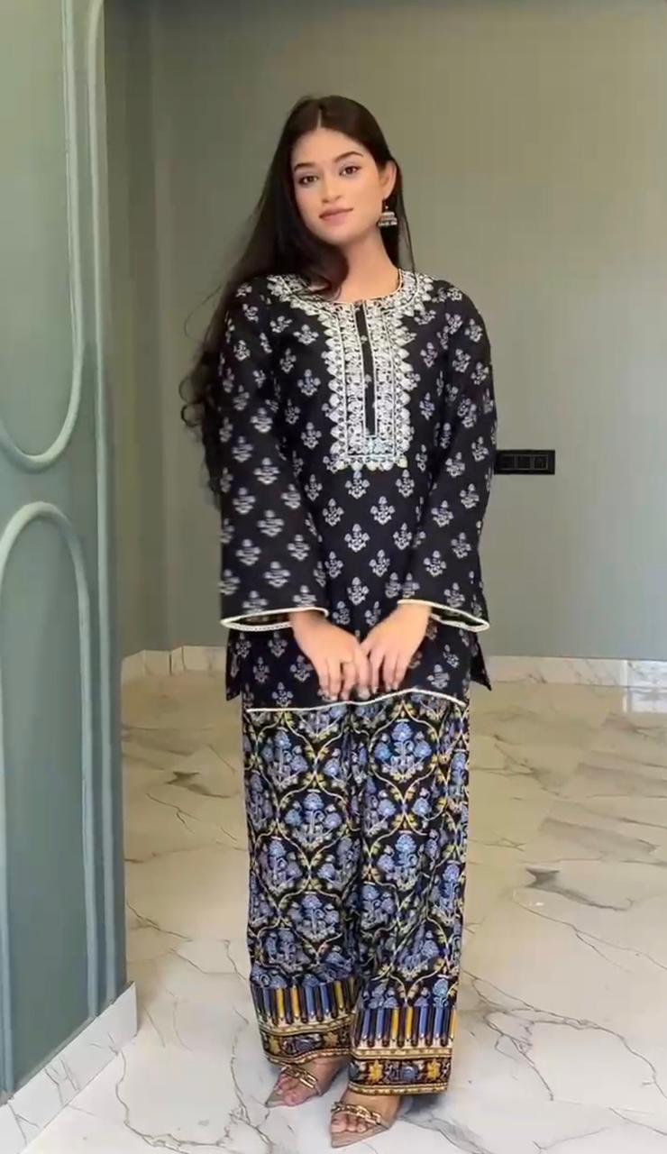 Meher Floral Farshi Suit